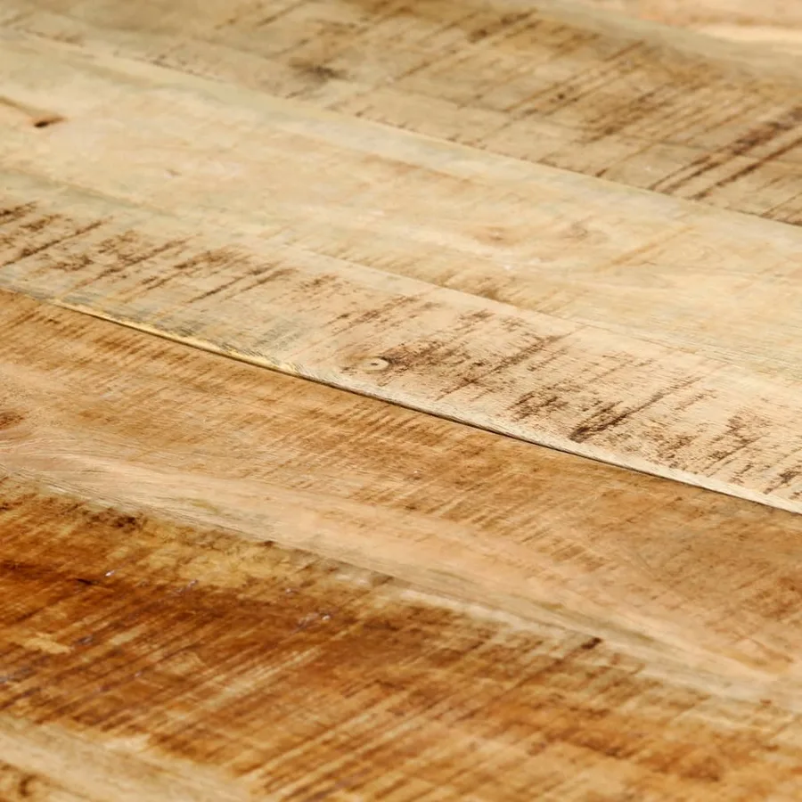 Table à manger 140x70x75 cm Bois de manguier massif brut - 6