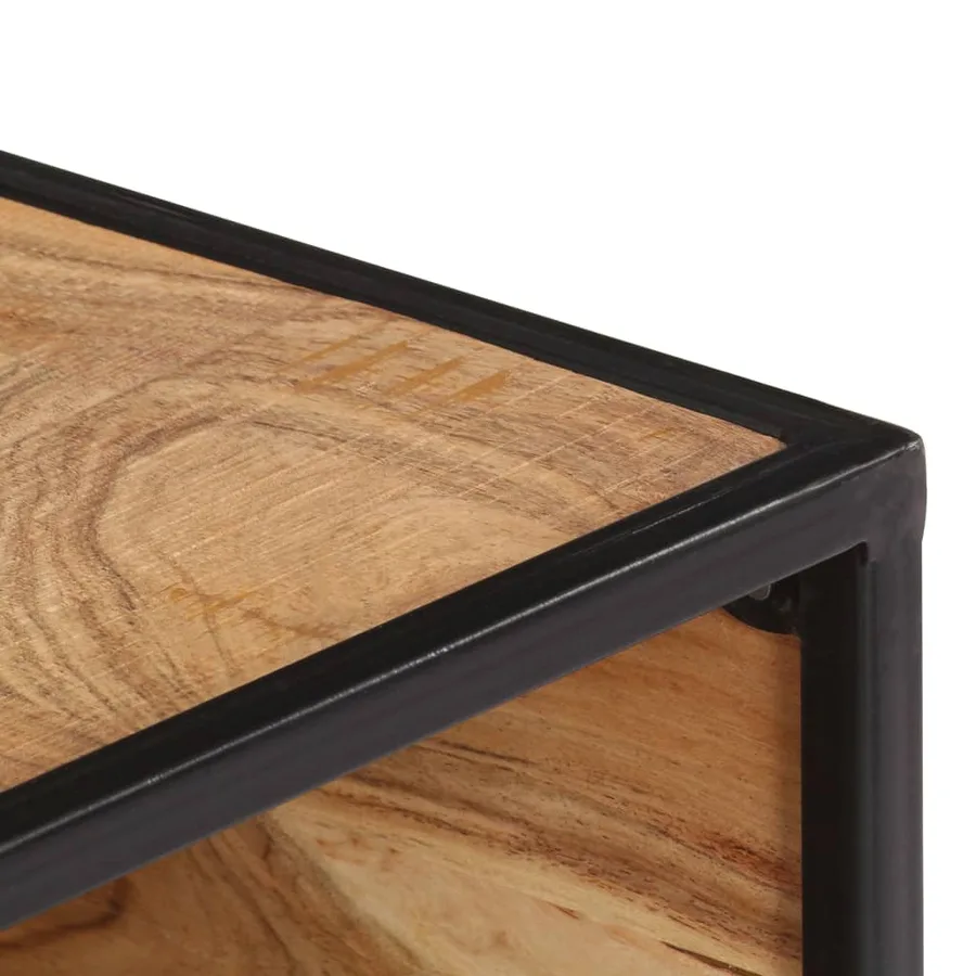 Table basse 70x70x32 cm Bois solide d'acacia - 5