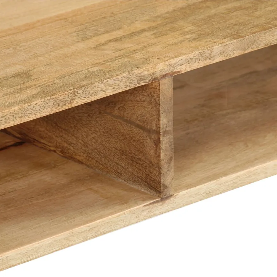 Table basse Bois de manguier massif 100x60x45 cm - 6