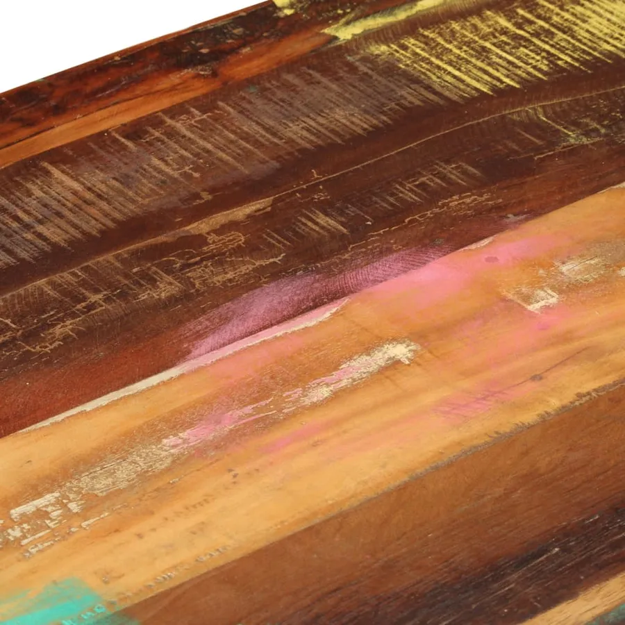 Table basse avec 3 tiroirs Bois de récupération 100x50x35 cm - 6