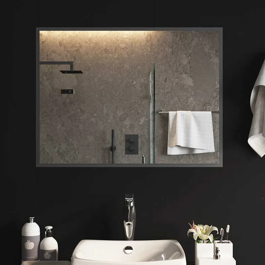 Miroir de salle de bain à LED 80x60 cm - 3