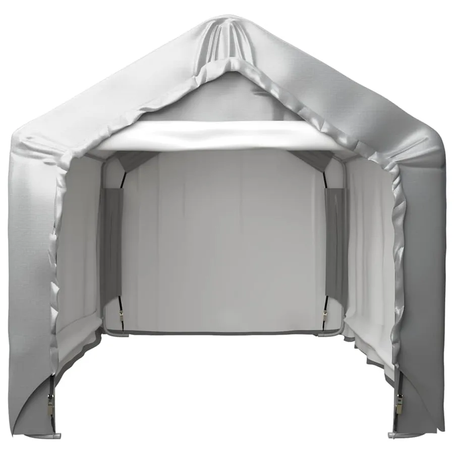 Tente de rangement Gris 180x180 cm Acier galvanisé - 3
