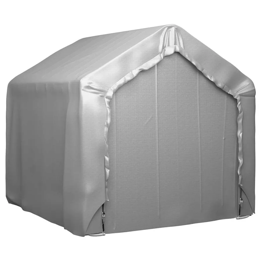 Tente de rangement Gris 180x180 cm Acier galvanisé - 5