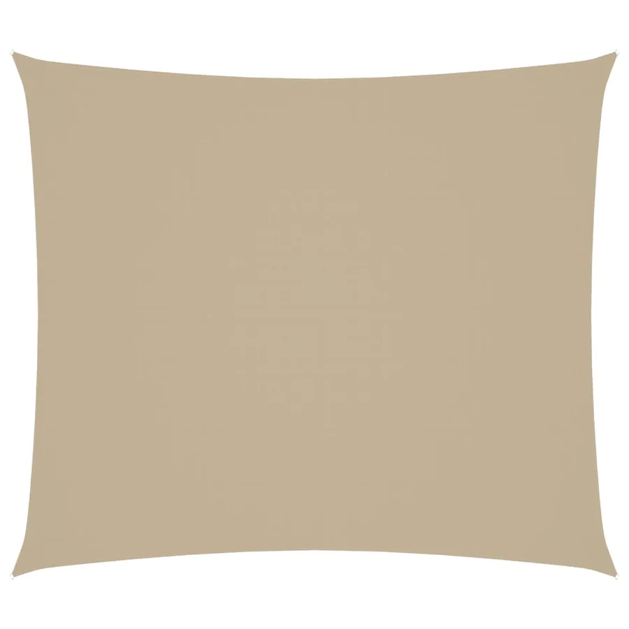 Voile de parasol tissu oxford rectangulaire 2,5x3 m beige - 2
