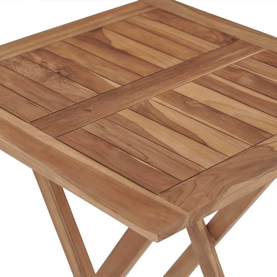 Ensemble à manger de jardin 3 pcs Bois de teck massif - 7