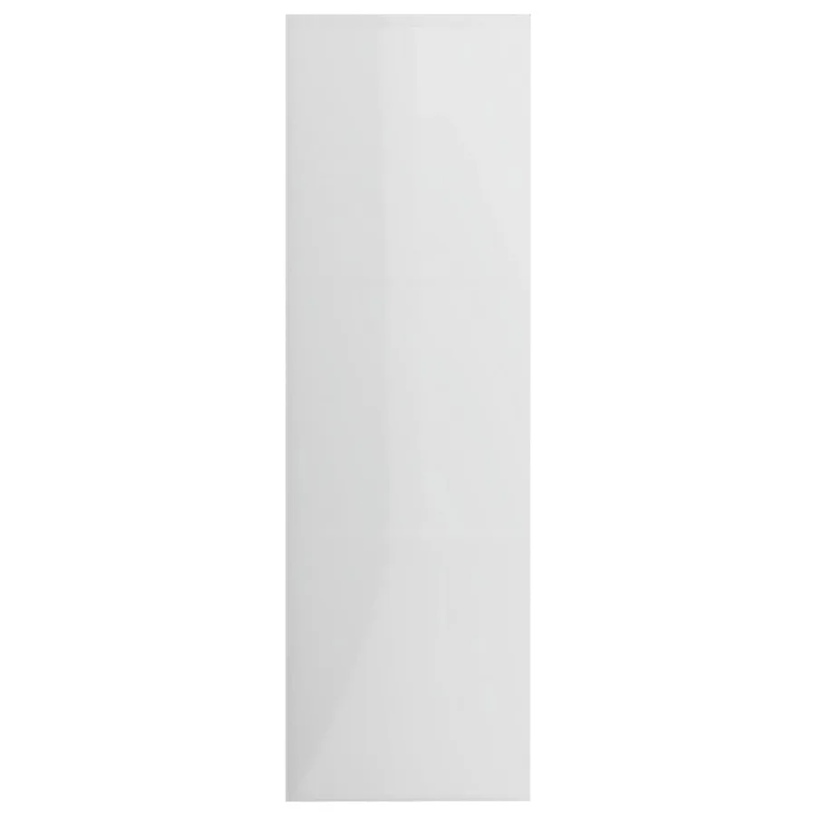 Bibliothèque Blanc brillant 98x30x98 cm Bois d’ingénierie - 8