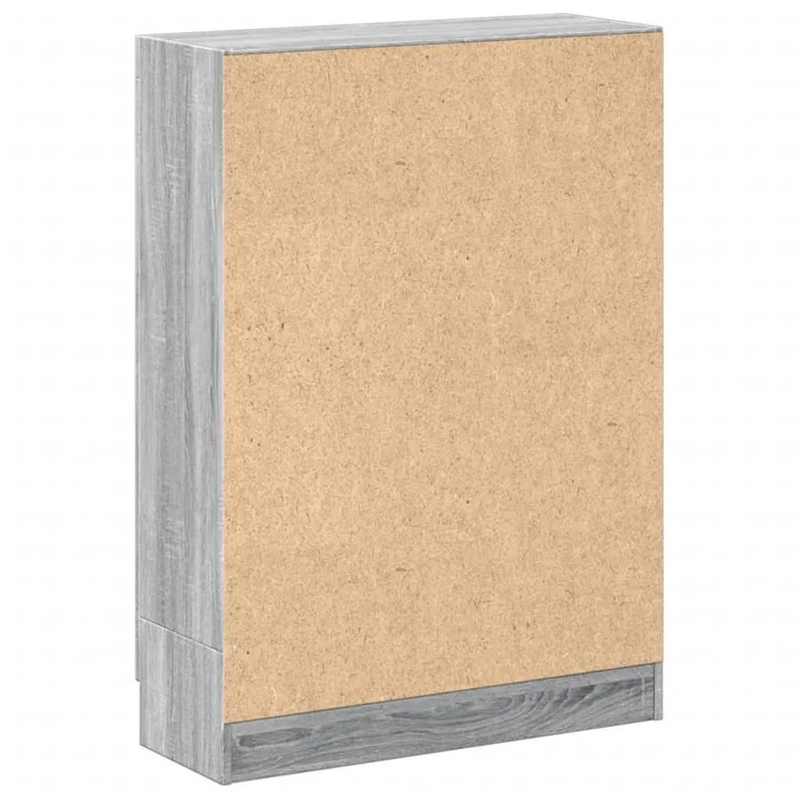 Bibliothèque sonoma gris 82,5x30,5x115 cm bois d'ingénierie - 6