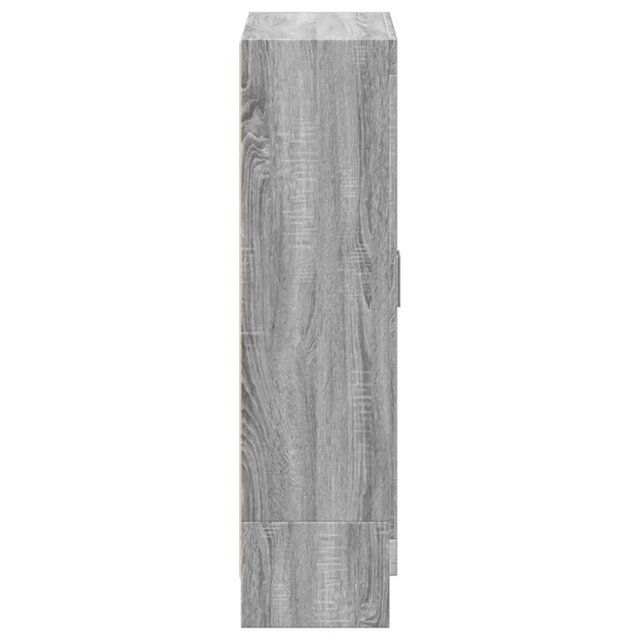 Bibliothèque sonoma gris 82,5x30,5x115 cm bois d'ingénierie - 7