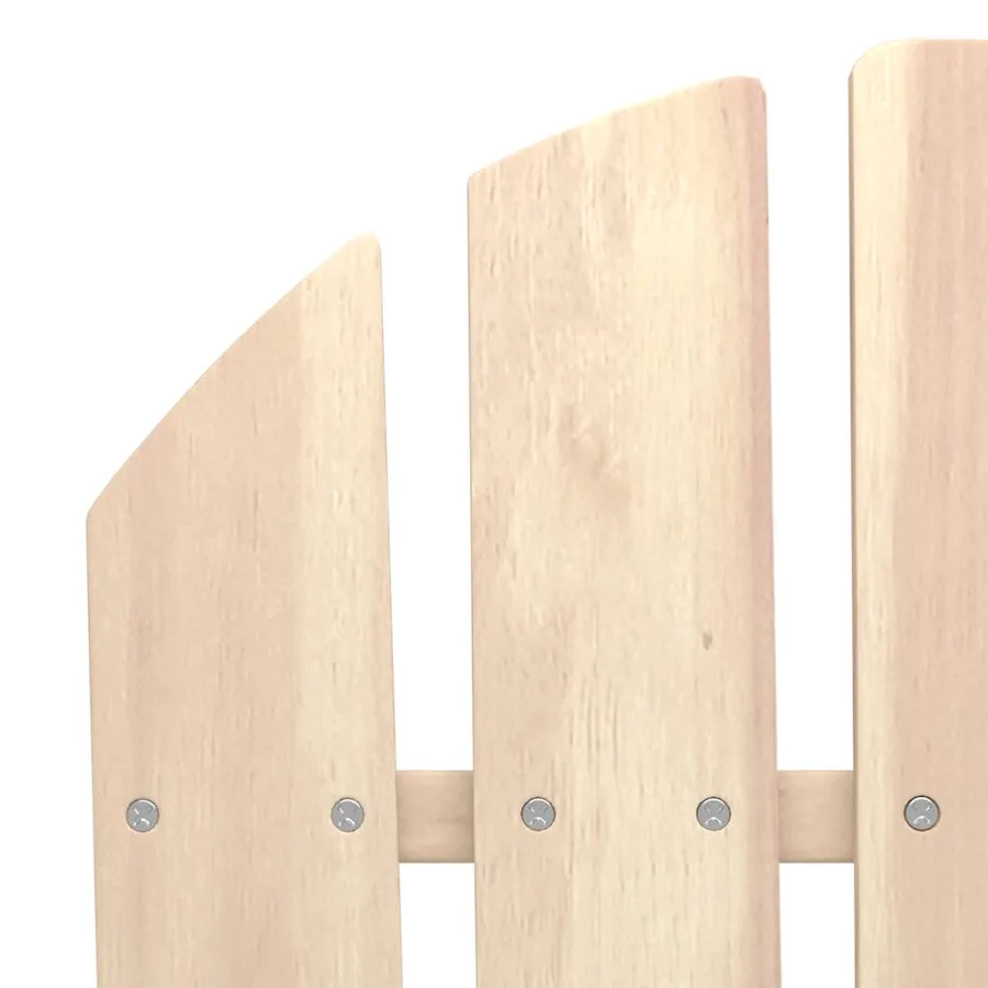Chaises de jardin Adirondack avec table bois de sapin solide - 5