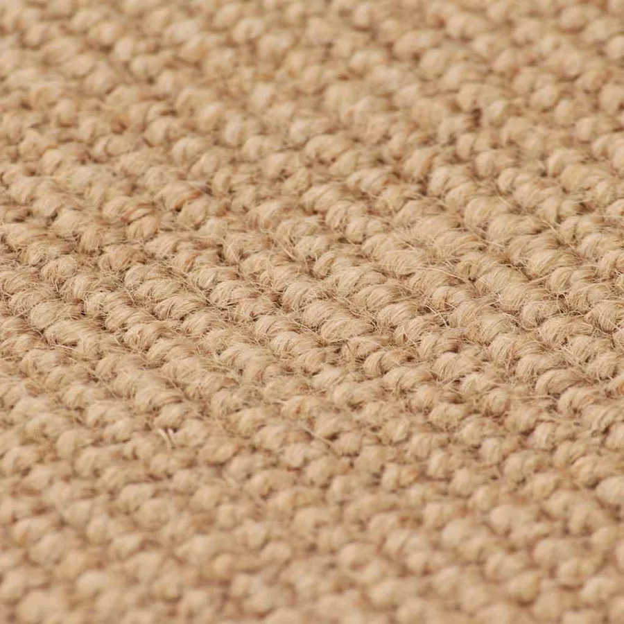 Tapis en jute avec support en latex 70 x 130 cm Naturel - 3