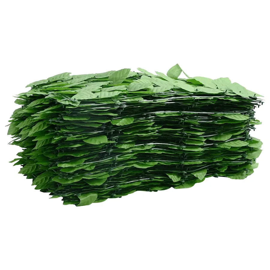 Écran de balcon avec feuilles vert 300x150 cm - 3