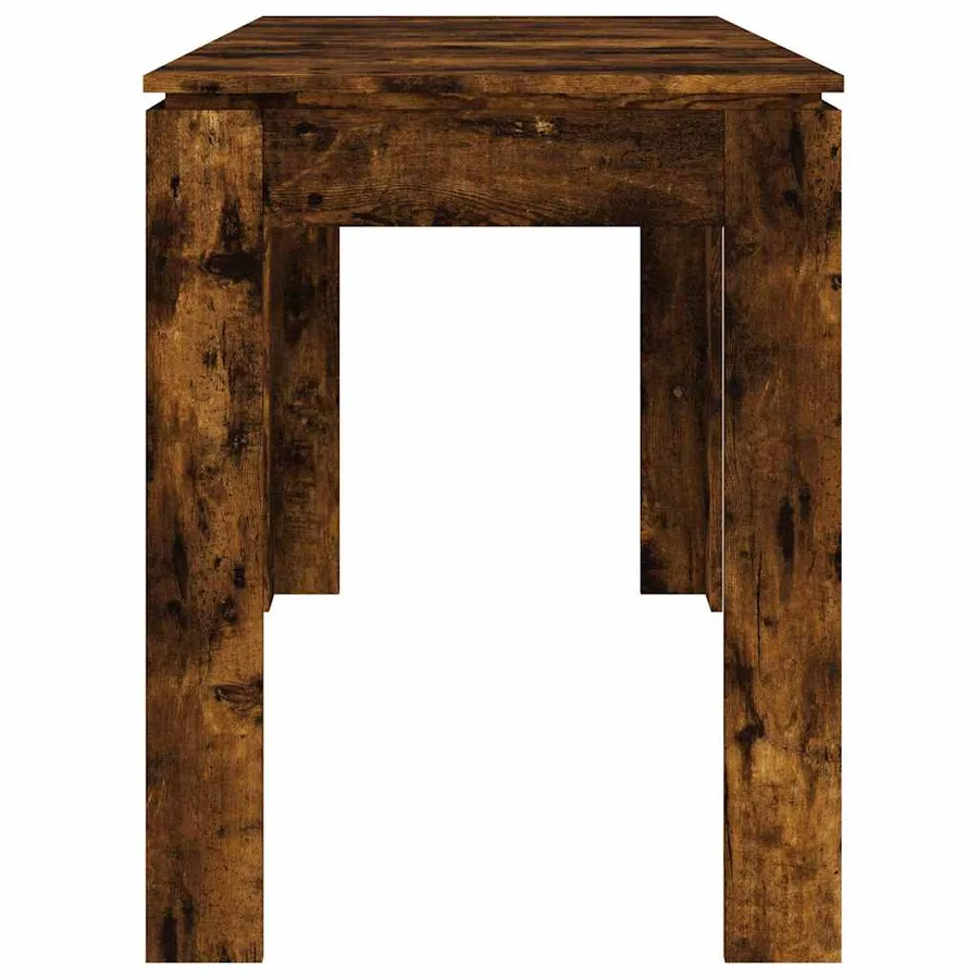 Table à dîner chêne fumé 120x60x76 cm bois d'ingénierie - 5