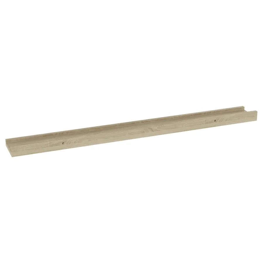 Étagères murales 4 pcs chêne sonoma 80x9x3 cm - 8