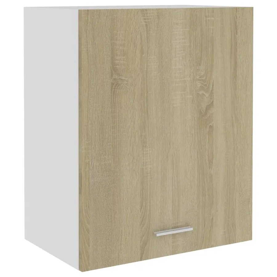 Armoires suspendues 2 pièces "Lyon" Chêne Sonoma 50x31x60 cm Bois d'ingénierie - 7