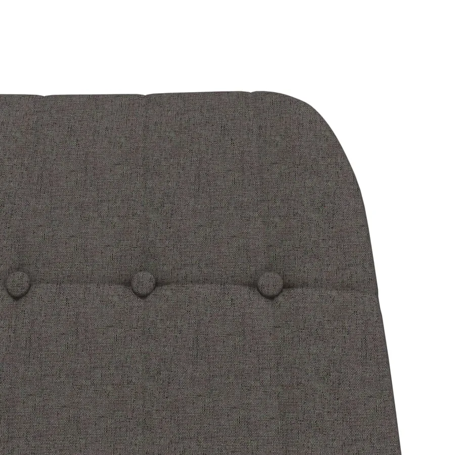 Chaise à bascule Gris foncé Tissu - 6