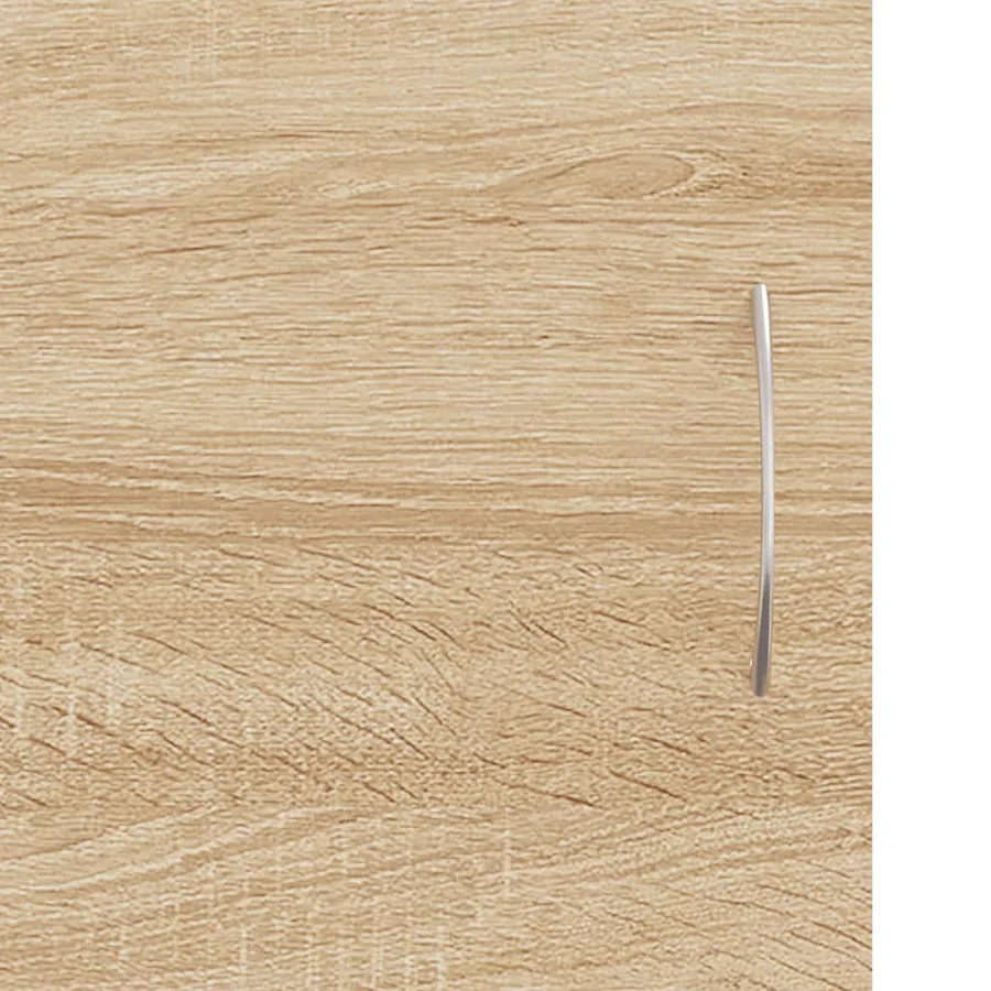 Meuble TV chêne sonoma 102x30x37,5 cm bois d'ingénierie - 9