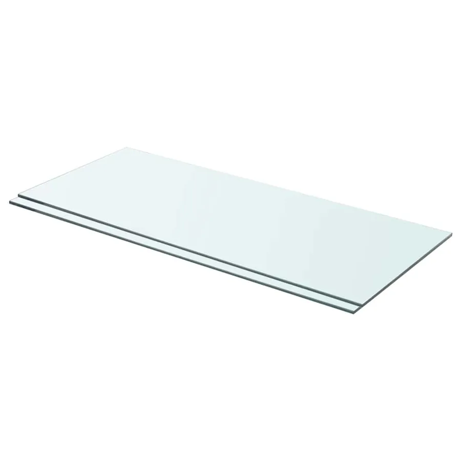 Panneaux d'étagère 2 pcs Verre Transparent 70 x 30 cm