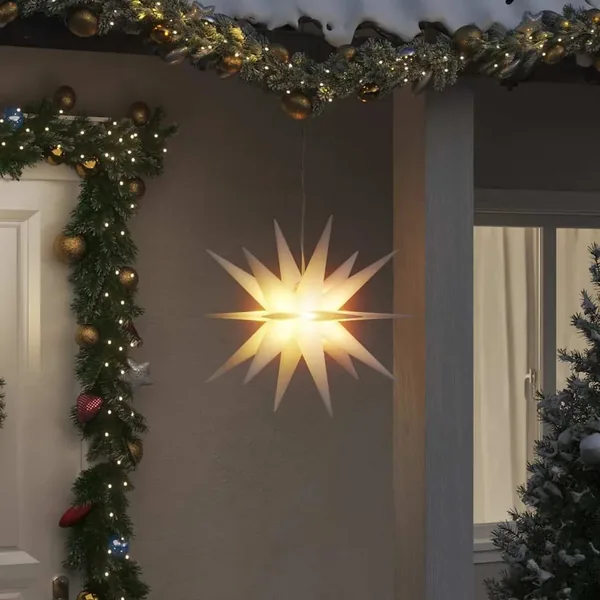 Lumière de Noël avec LED pliable blanc 57 cm