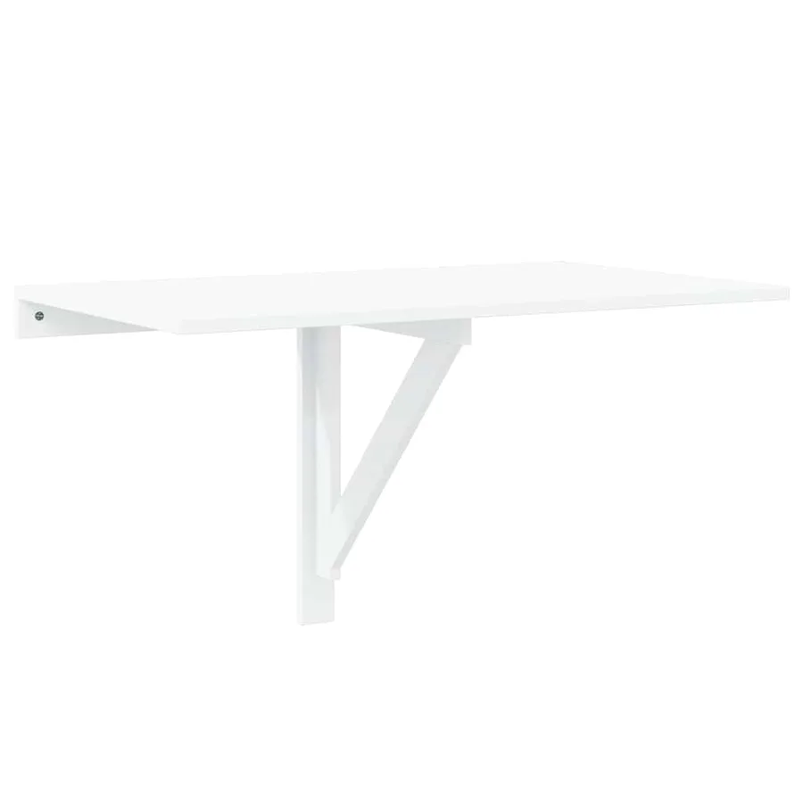 Table murale rabattable Blanc 100x60 cm - 2