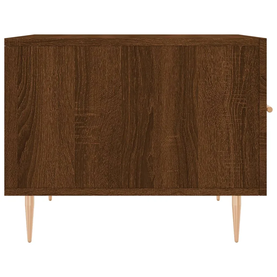 Tables basses 2 pcs chêne marron 50x50x40 cm bois d'ingénierie - 8