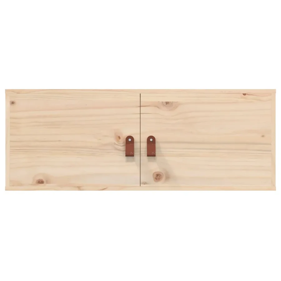 Armoires murales 2 pcs 80x30x30 cm Bois de pin massif - 5