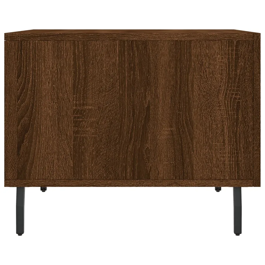 Tables basses 2 pcs chêne marron 50x50x40 cm bois d'ingénierie - 8
