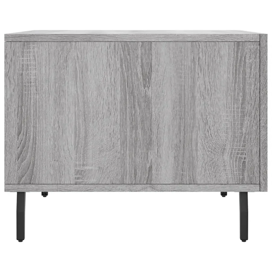 Tables basses 2 pcs sonoma gris 50x50x40 cm bois d'ingénierie - 8
