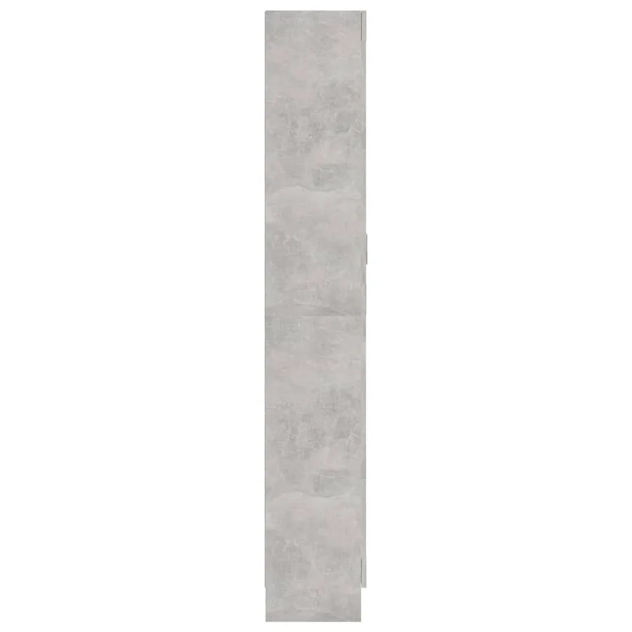 Bibliothèque Gris béton 82,5x30,5x185,5 cm Bois d'ingénierie - 6