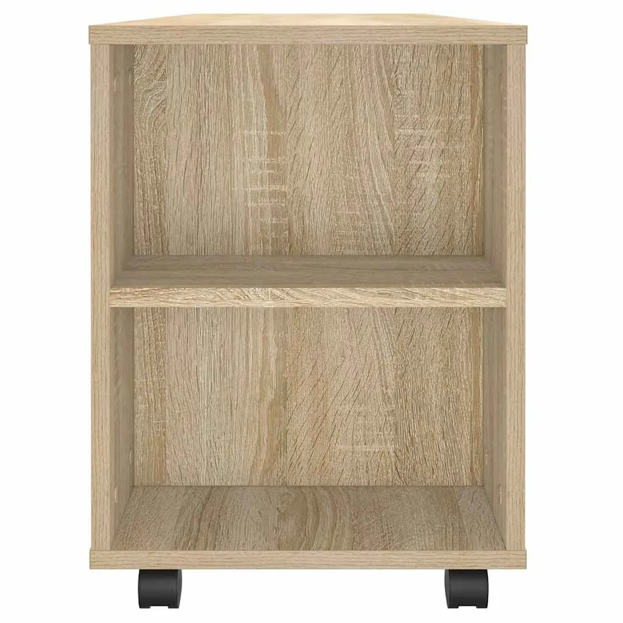 Meubles TV chêne sonoma 102x34,5x43 cm bois d'ingénierie - 6