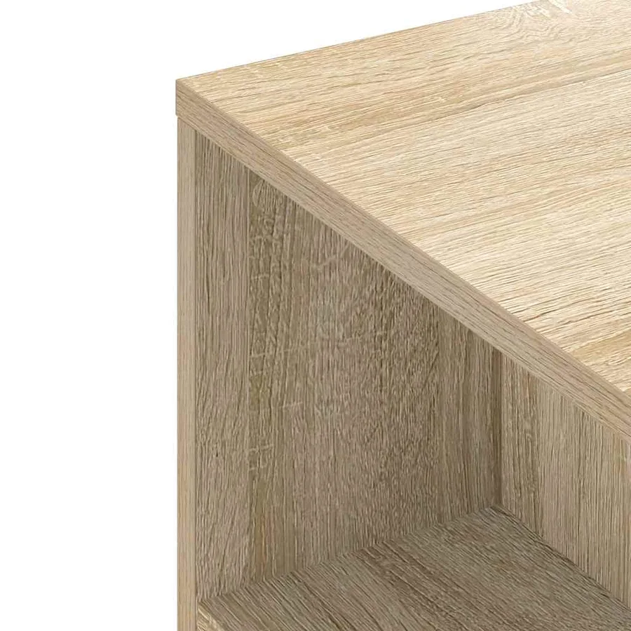 Meubles TV chêne sonoma 102x34,5x43 cm bois d'ingénierie - 8