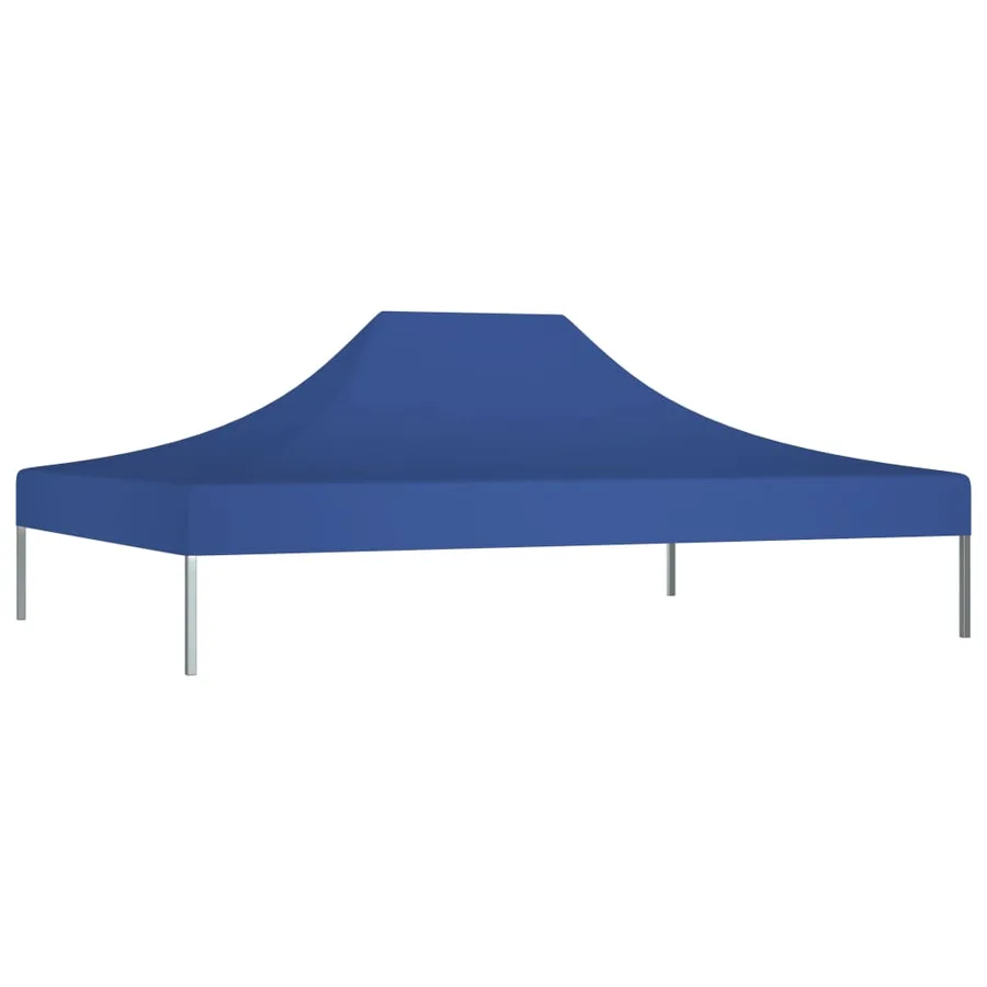 Toit de tente de réception 4,5x3 m Bleu 270 g/m² - 2