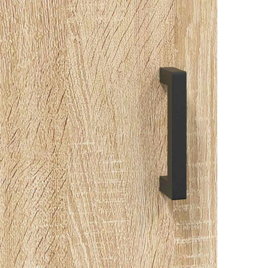 Buffet haut chêne sonoma 69,5x31x115 cm bois d'ingénierie - 10