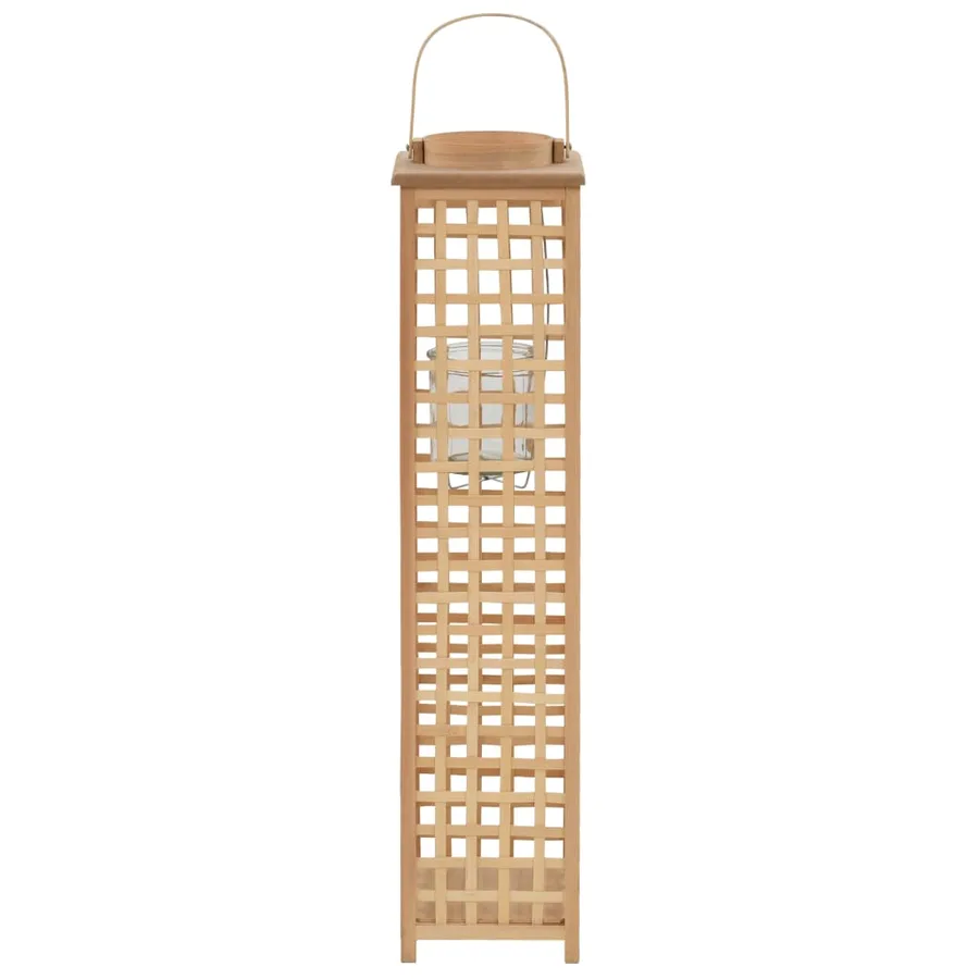 Bougeoir suspendu Bambou Naturel - 2