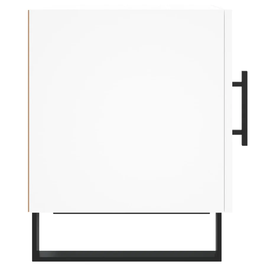 Tables de chevet 2 pcs blanc 40x40x50 cm bois d’ingénierie - 8