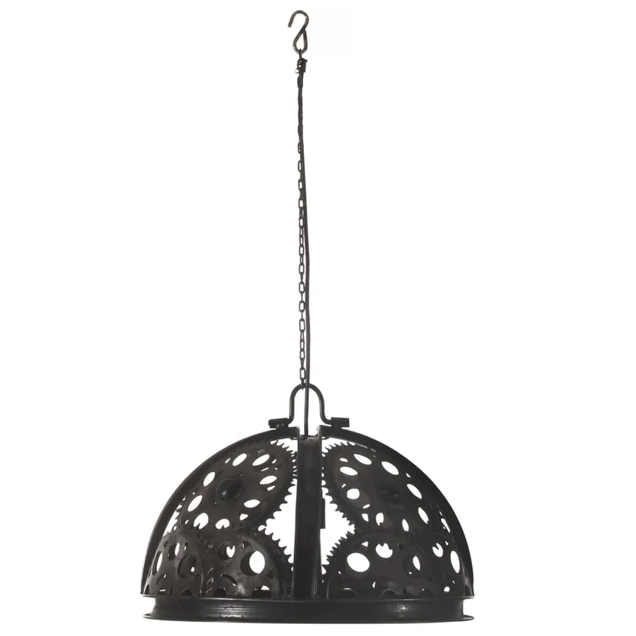 Plafonnier industriel en forme de roue dentée 45 cm E27 - 3