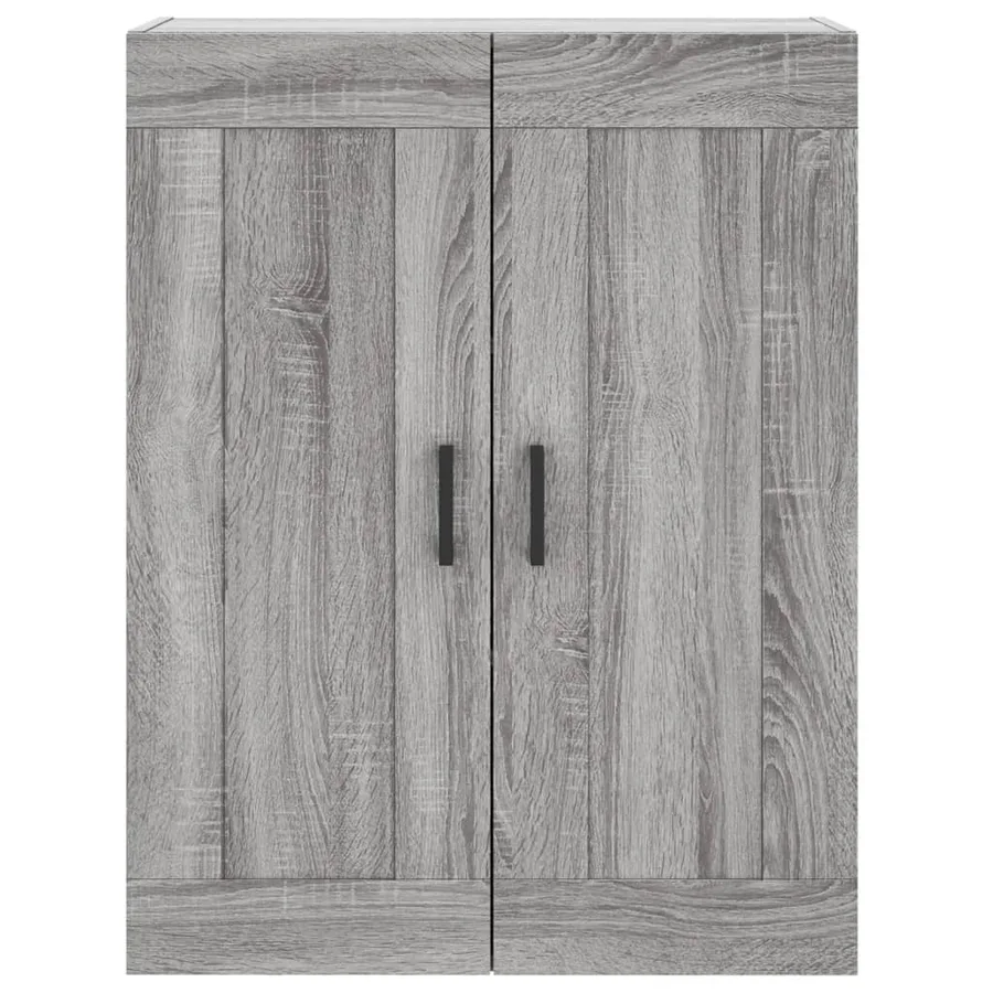 Armoire murale sonoma gris 69,5x34x90 cm bois d'ingénierie - 6