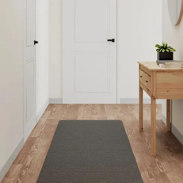 Tapis de couloir anthracite 60x180 cm