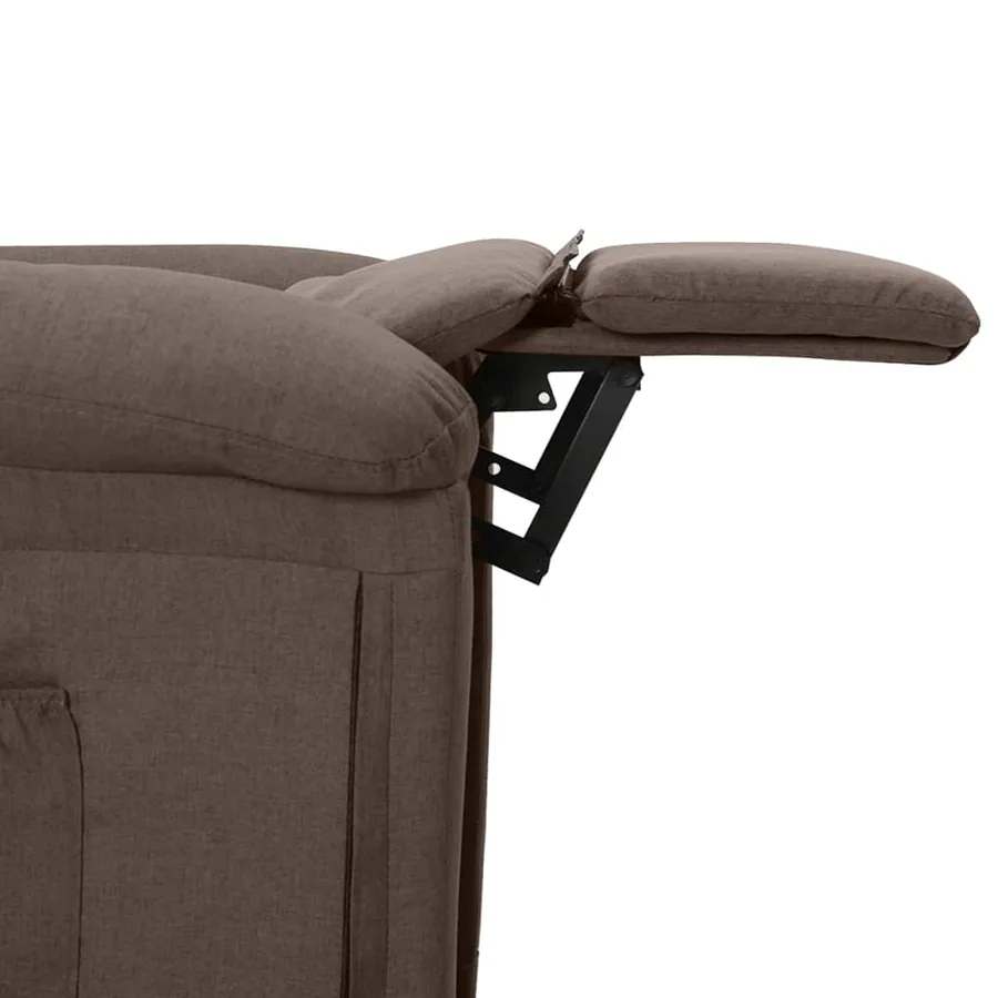 Fauteuil électrique de massage Taupe Tissu - 7
