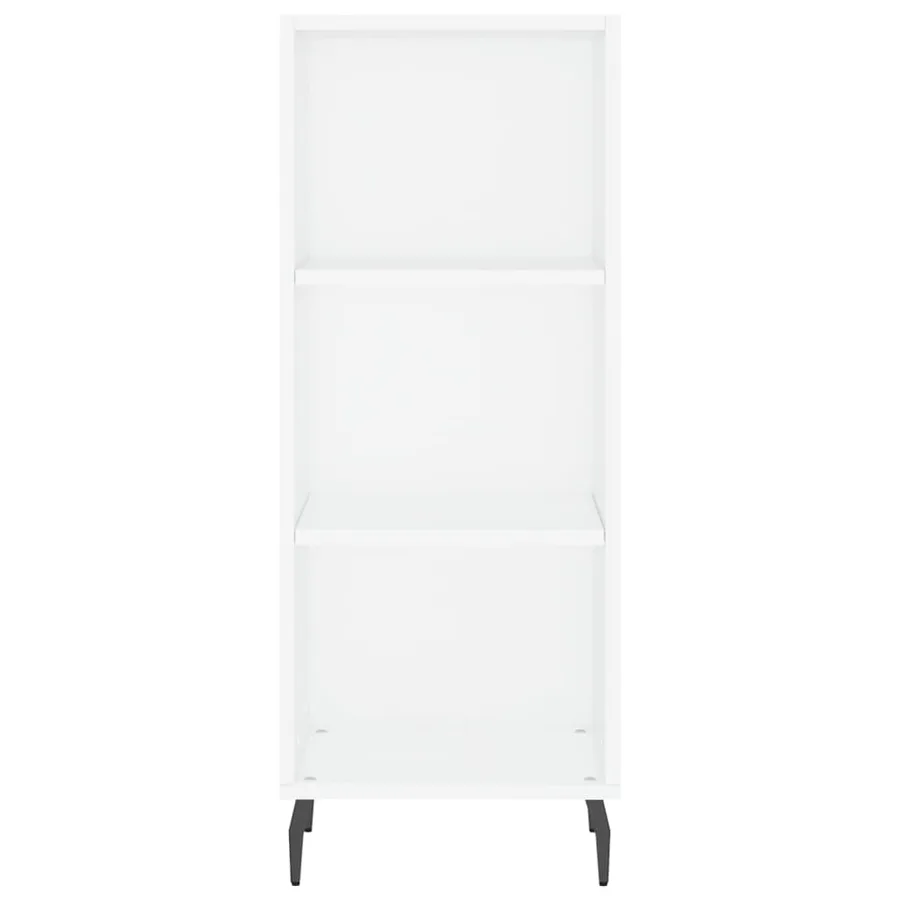Buffet blanc 34,5x32,5x90 cm bois d'ingénierie - 4