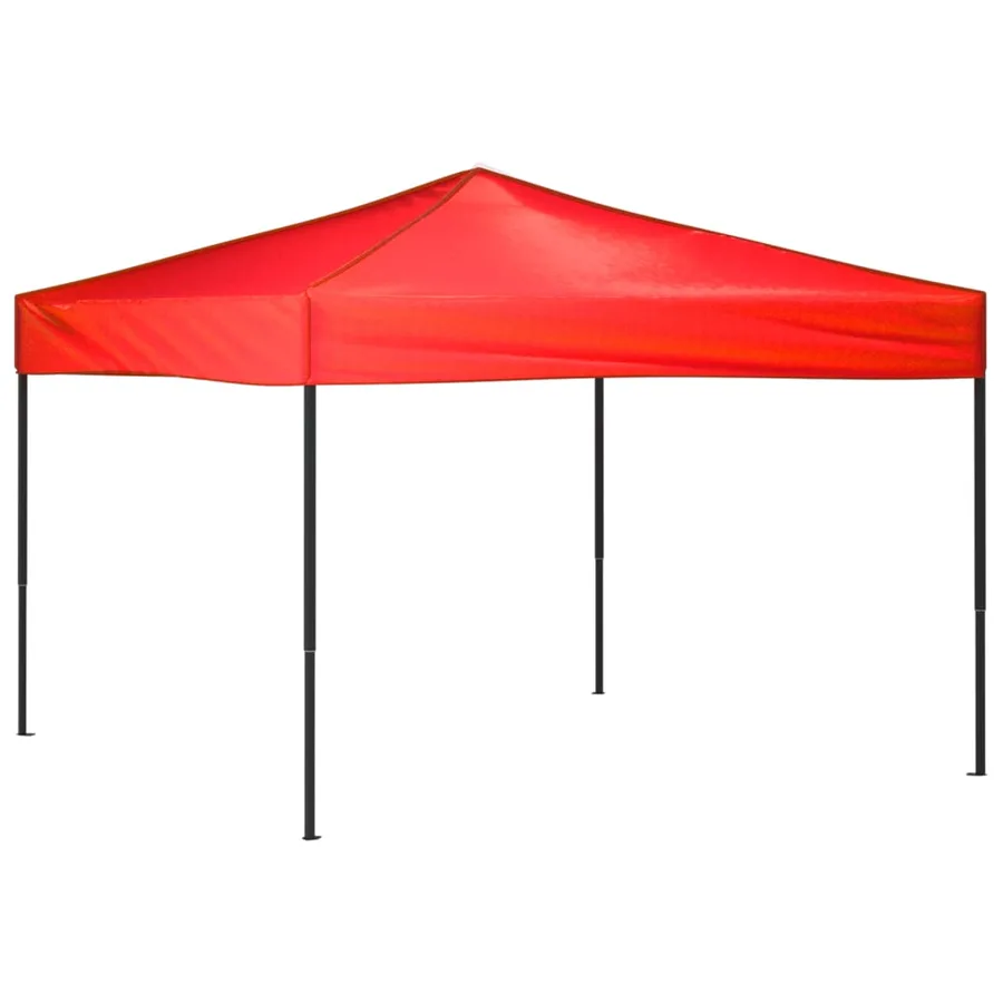 Tente de réception pliable Rouge 3x3 m - 2