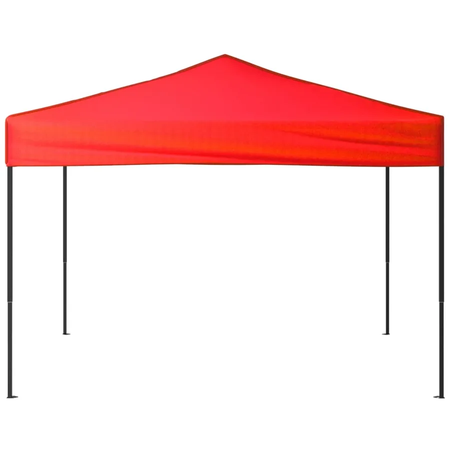 Tente de réception pliable Rouge 3x3 m - 3