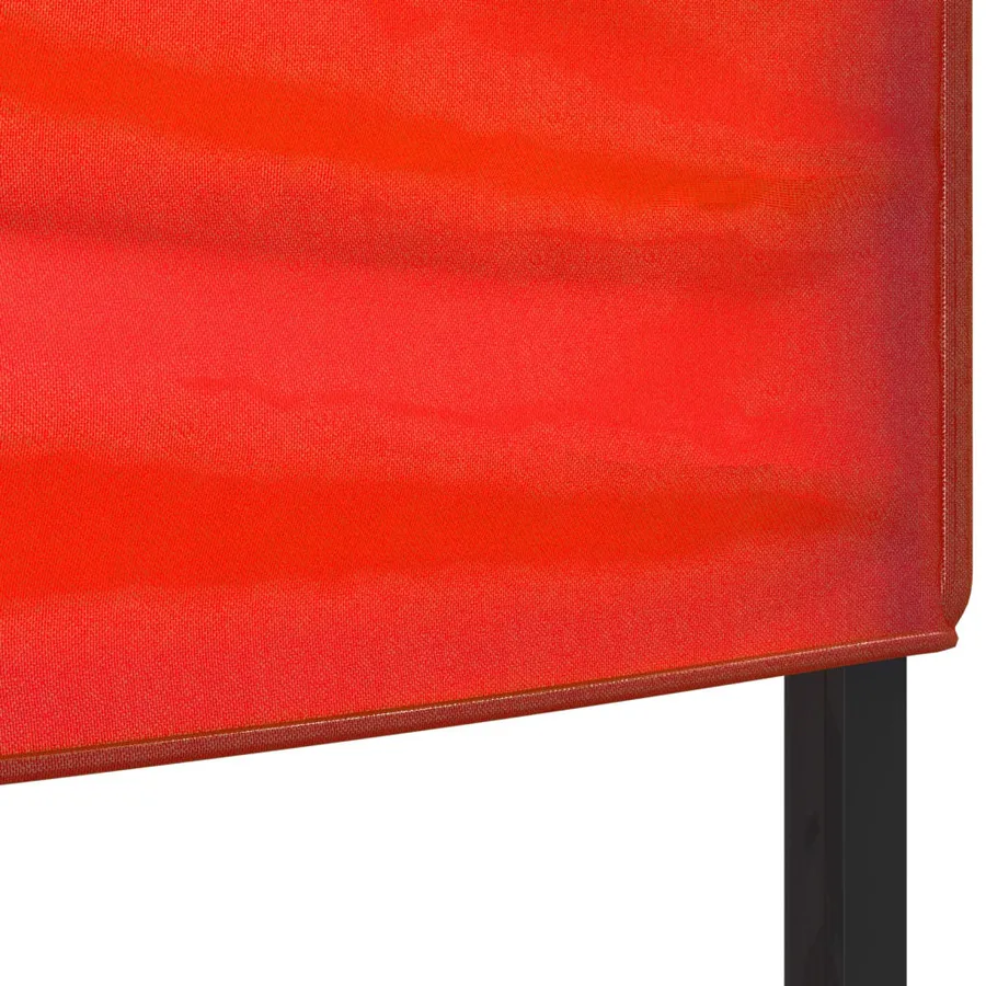 Tente de réception pliable Rouge 3x3 m - 4