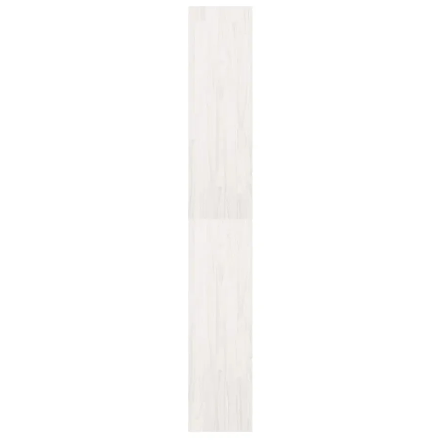 Bibliothèque/Séparateur de pièce Blanc 40x30x199 cm Pin massif - 6