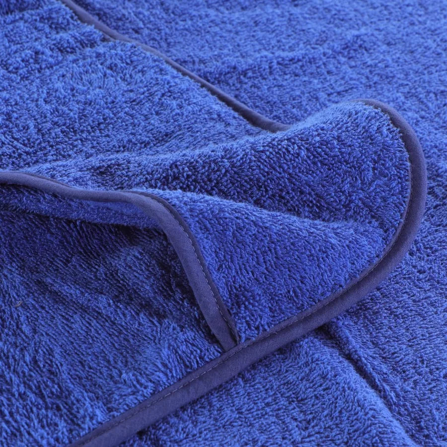 Serviettes de plage 4 pcs bleu royal 60x135 cm tissu 400 GSM - 6