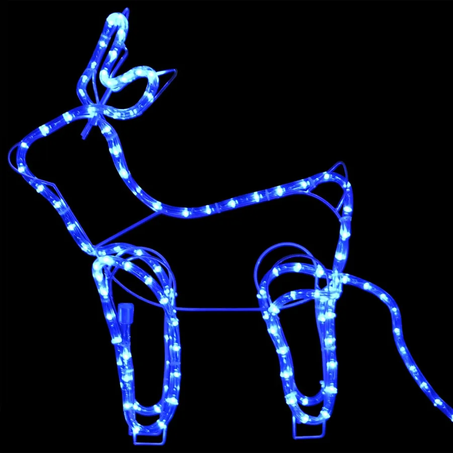 Décoration de Noël d'extérieur Renne et traîneau 576 LED - 5