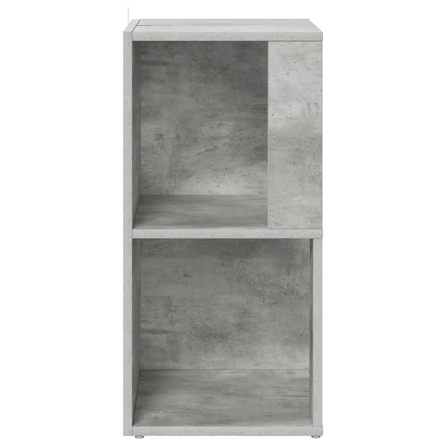 Armoire d'angle Gris béton 33x33x67 cm Bois d'ingénierie - 4