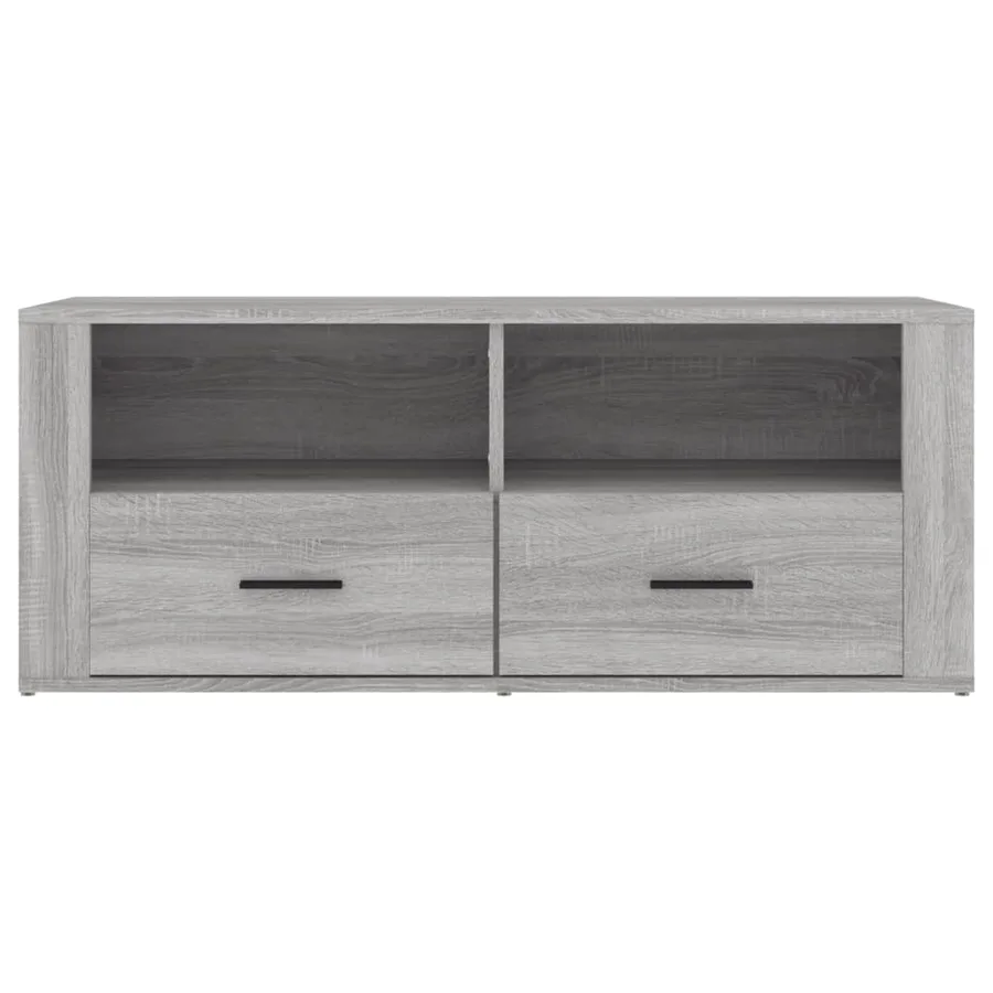 Meuble TV Sonoma gris 100x35x40 cm Bois d'ingénierie - 7