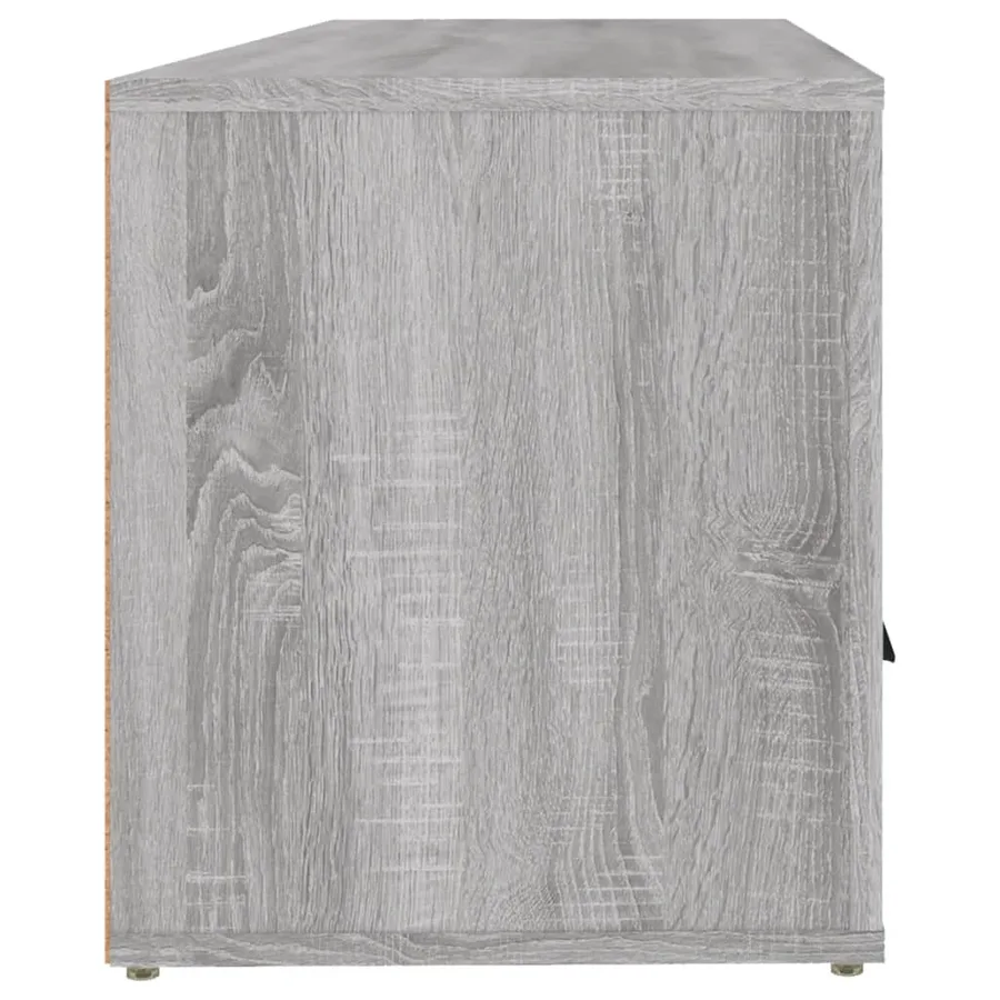 Meuble TV Sonoma gris 100x35x40 cm Bois d'ingénierie - 8