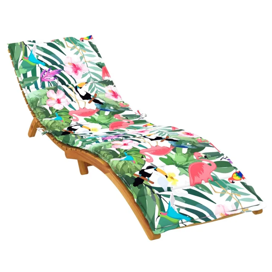 Coussin de chaise longue multicolore tissu oxford - 3