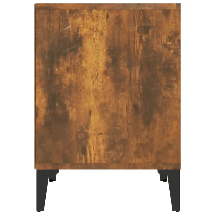 Table de chevet Chêne fumé 40x35x50 cm - 6